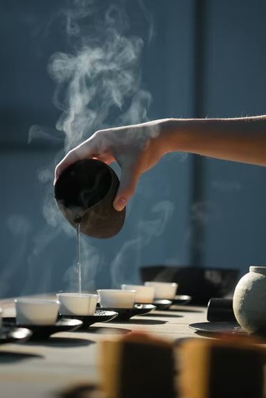 Caffeine in different types of teas